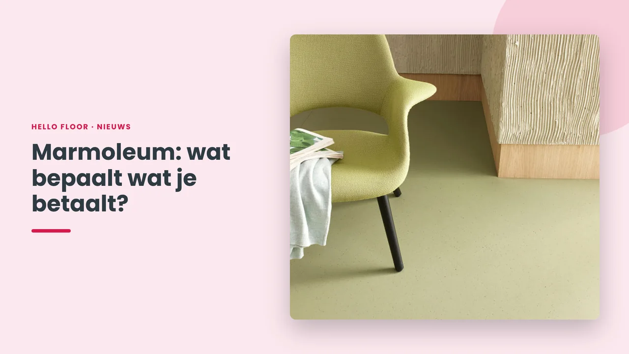 Marmoleum vloer gelegd door Hello Floor