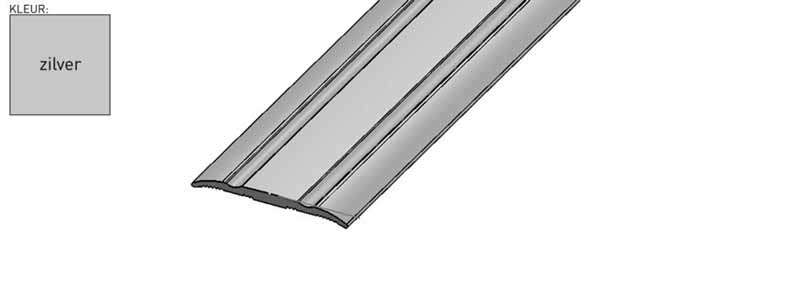 Ambiant – Co-pro dilatatieprofiel zelfklevend 38mm zilver